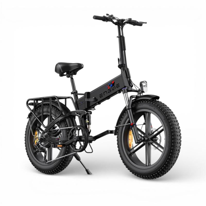 Poljinavusteinen sähköpyörä. Pyörä taittuu hetkessä kasaan joten saat sen vaikka auton takakonttiin!